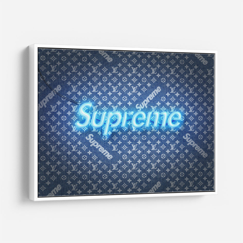 Supreme フォトフレーム LOUIS VUITTON Supreme LV Denim Wall Art
